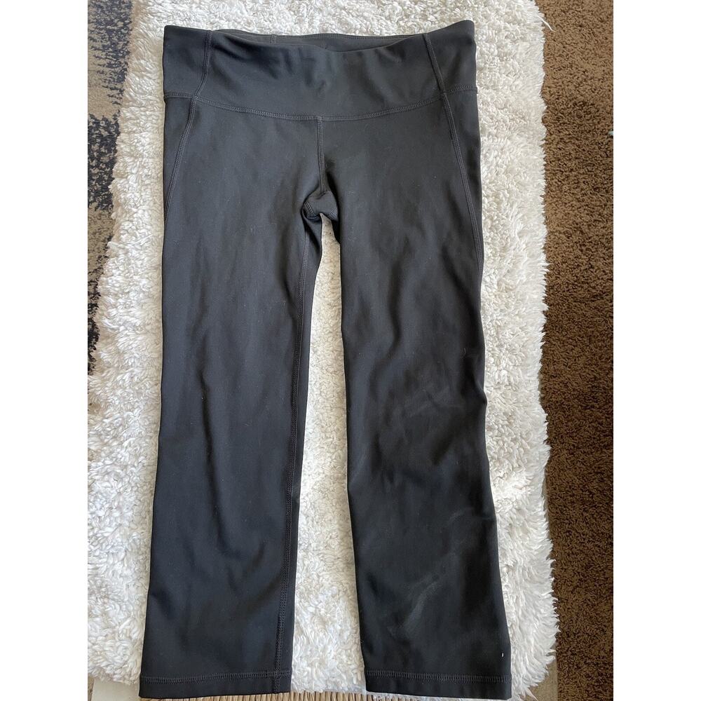 Gap g fast women’s sz. S black crop Yoga sport pants. Exc. condition